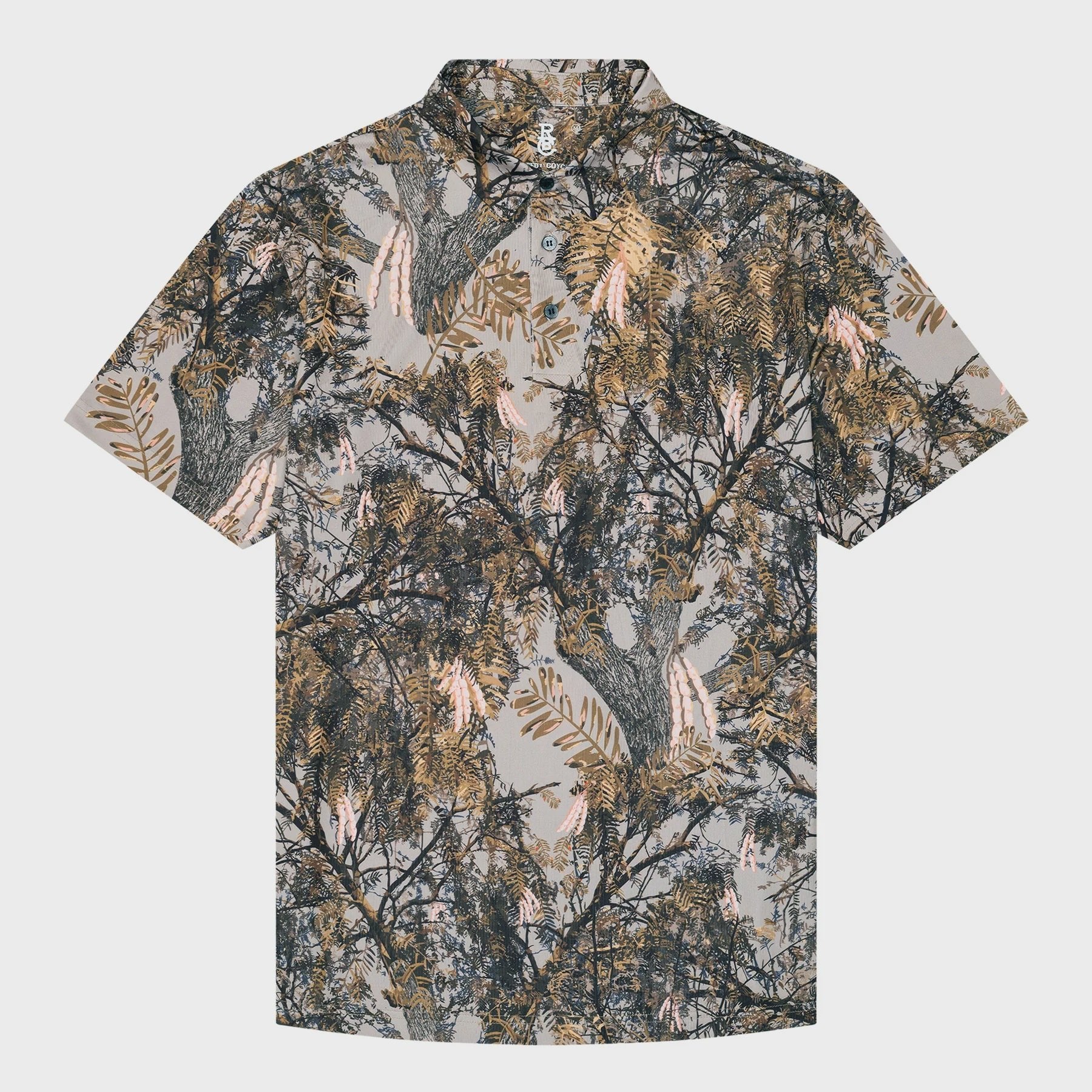 Raised by Coyotes Mesquite Camo Polo - Southern Soule Designs