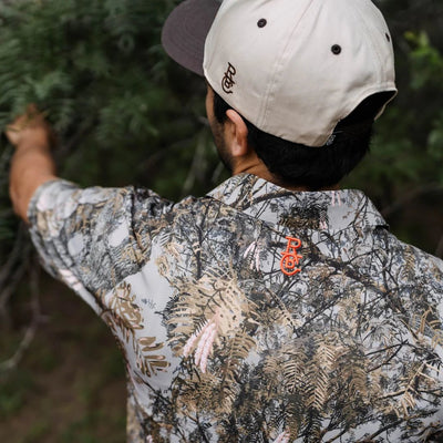 Raised by Coyotes Mesquite Camo Polo - Southern Soule Designs
