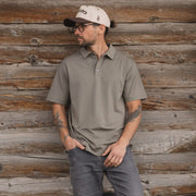 Raised By Coyotes Sage Cotton Blend Polo - Southern Soule Designs