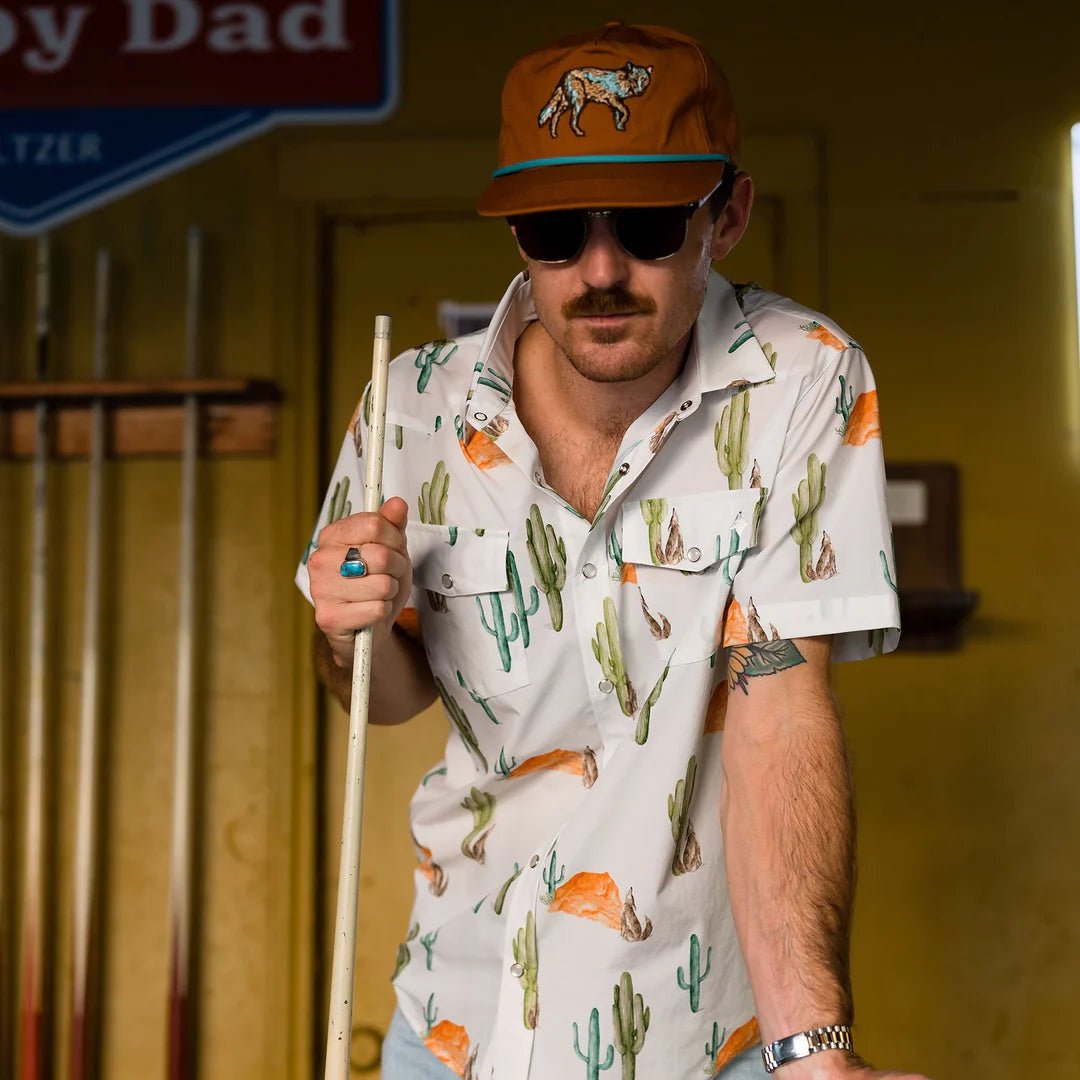 Raised by Coyotes Saguaro Howler Pearl Snap - Southern Soule Designs