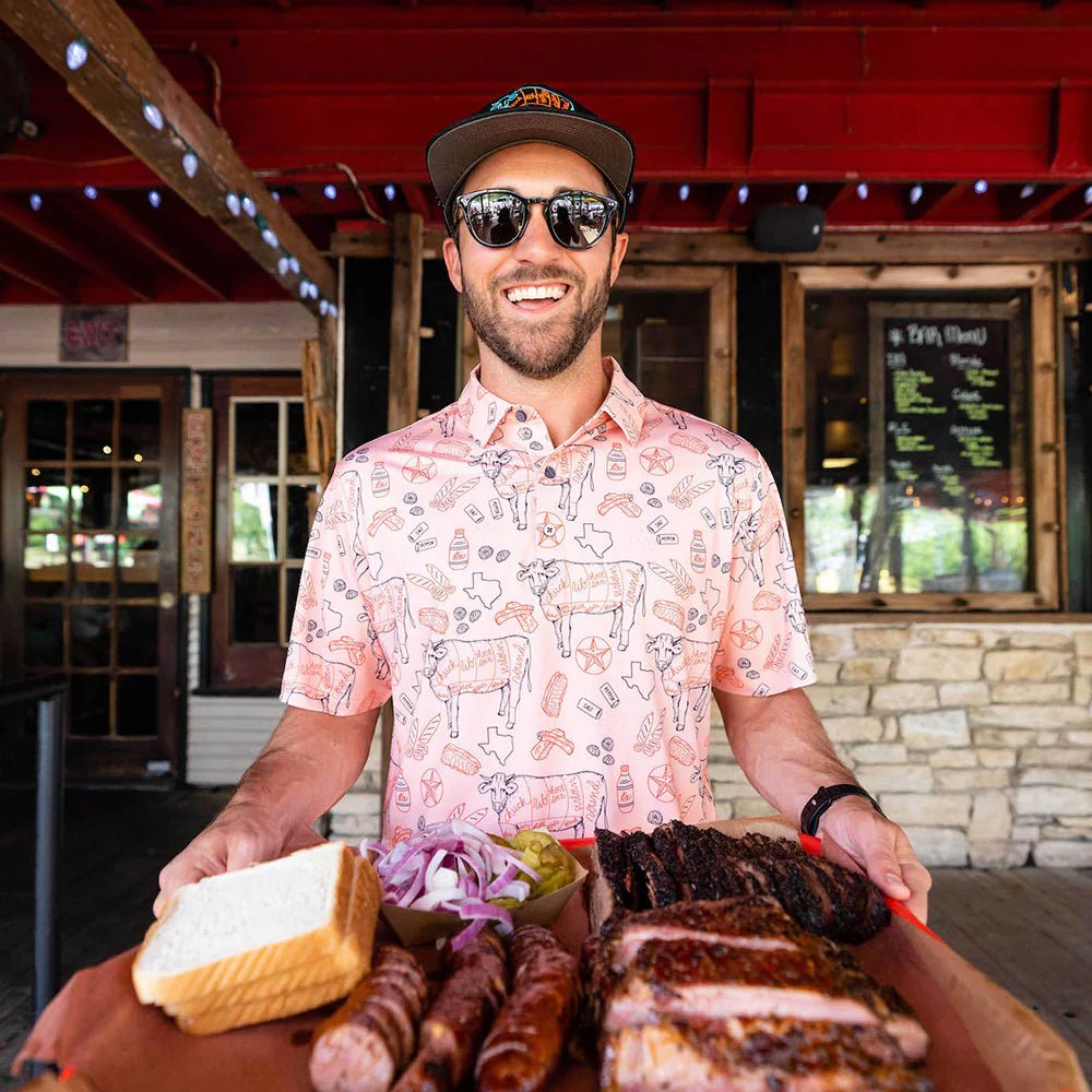 Raised by Coyotes Texas BBQ Polo - Southern Soule Designs