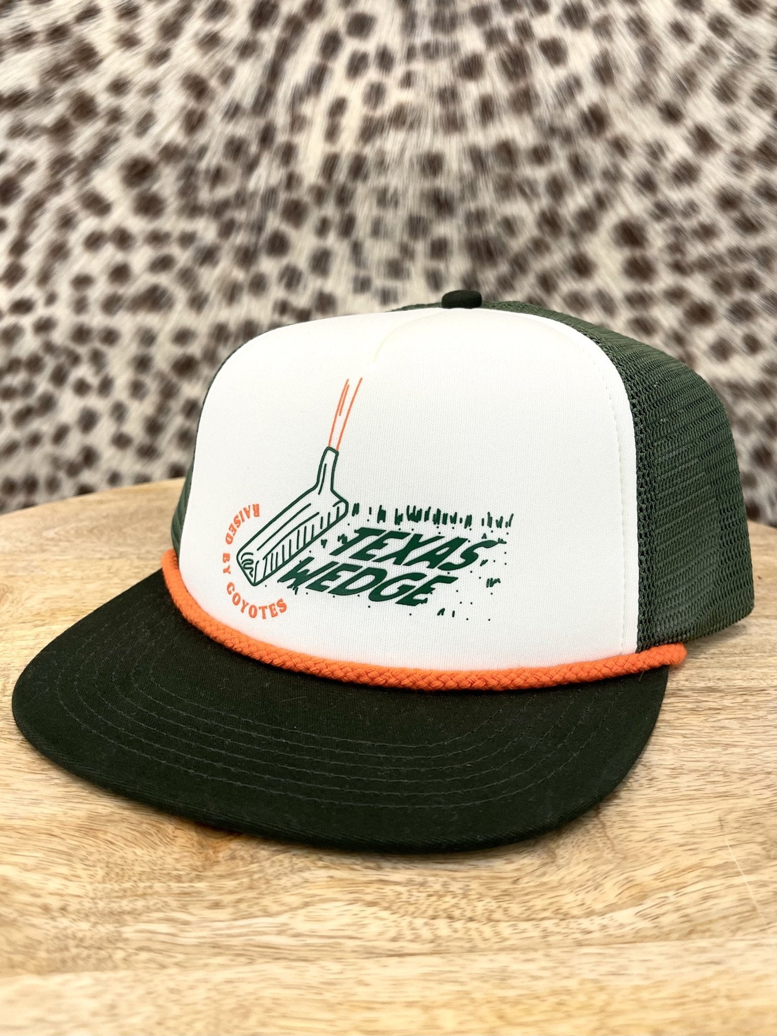 Raised by Coyotes Texas Wedge Hat - Southern Soule Designs