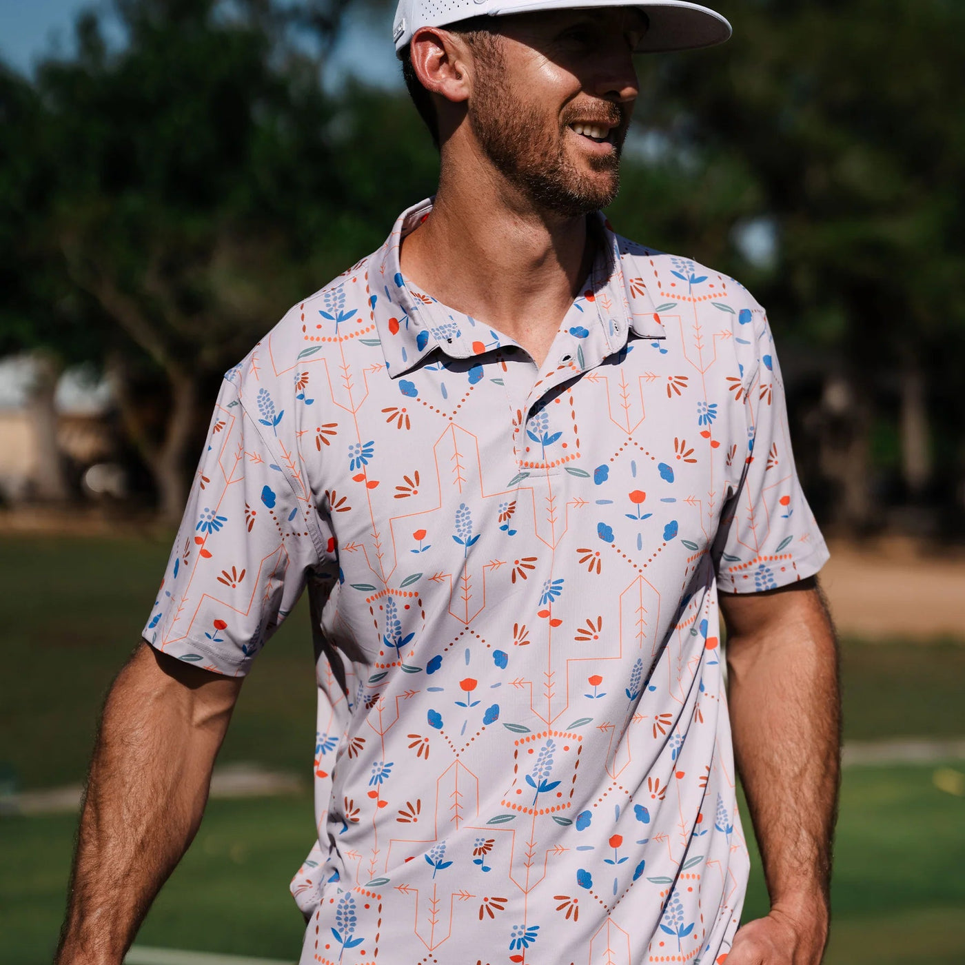 Raised by Coyotes Texas Wildflowers Polo - Southern Soule Designs