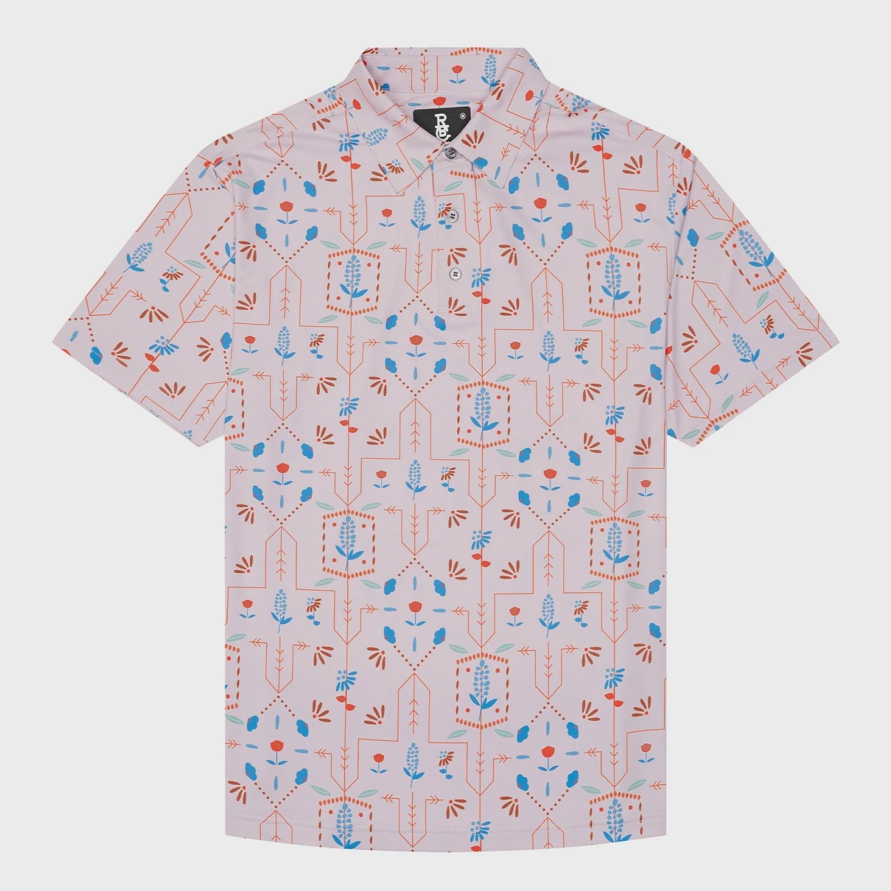 Raised by Coyotes Texas Wildflowers Polo - Southern Soule Designs