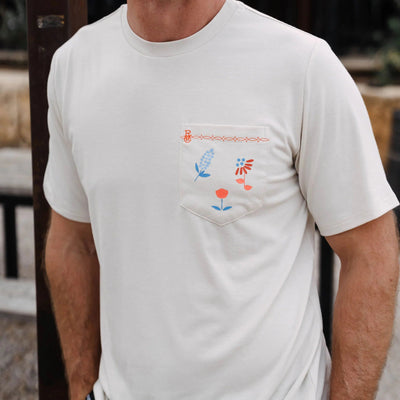 Raised by Coyotes Texas Wildflowers T-Shirt - Southern Soule Designs