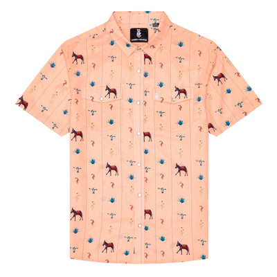 Raised by Coyoties Burro Trail Pearl Snap - Southern Soule Designs