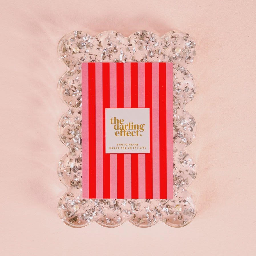 Rectangle Scalloped Acrylic Frame - Southern Soule Designs