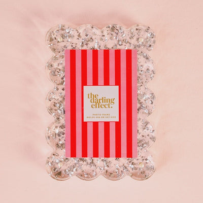 Rectangle Scalloped Acrylic Frame - Southern Soule Designs