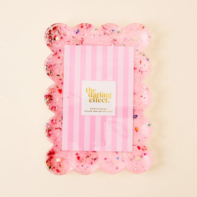 Rectangle Scalloped Acrylic Frame - Southern Soule Designs