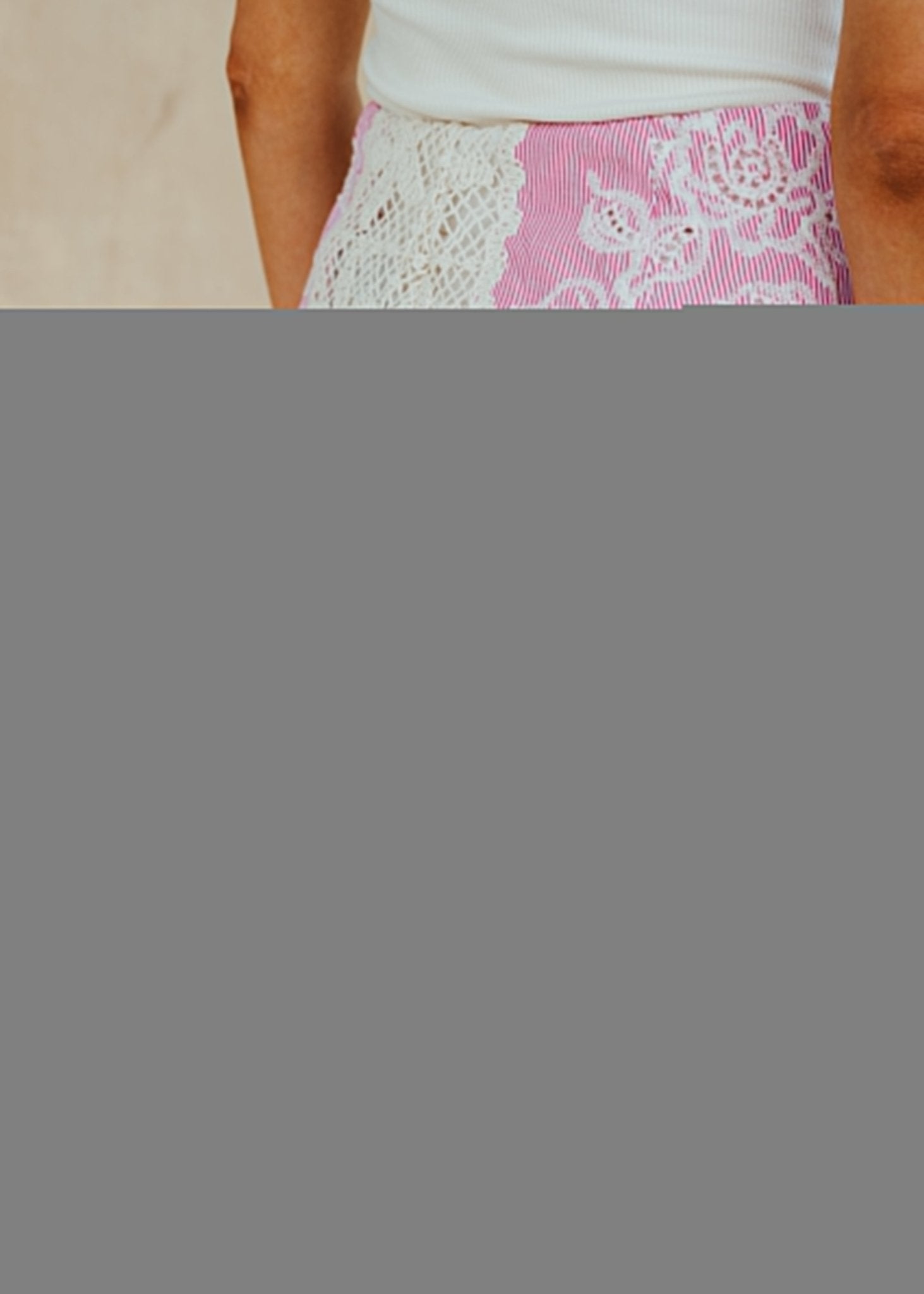 Red Carmine Mini Skirt S1535S - Southern Soule Designs