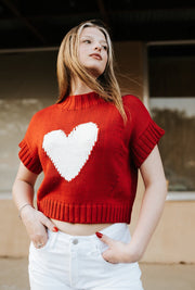 Red Heart Knitted Top 3263FN - Southern Soule Designs