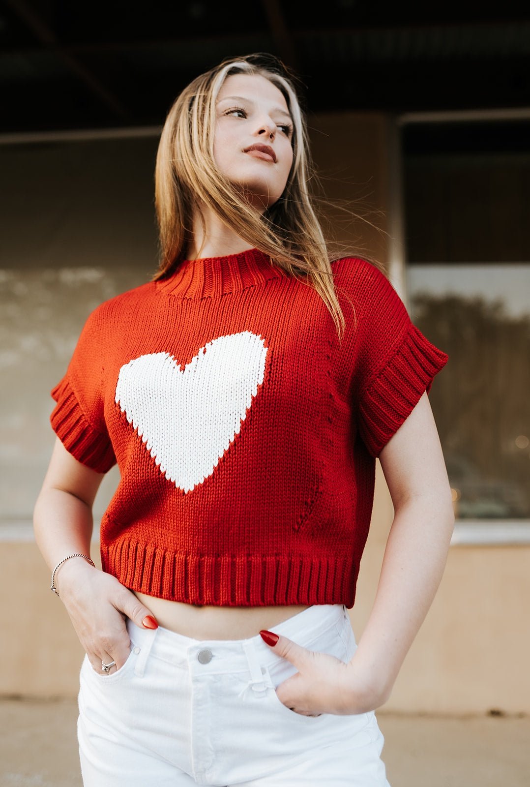 Red Heart Knitted Top 3263FN - Southern Soule Designs