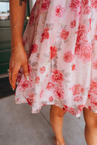 Red Leah Mini dress S1498D - Southern Soule Designs