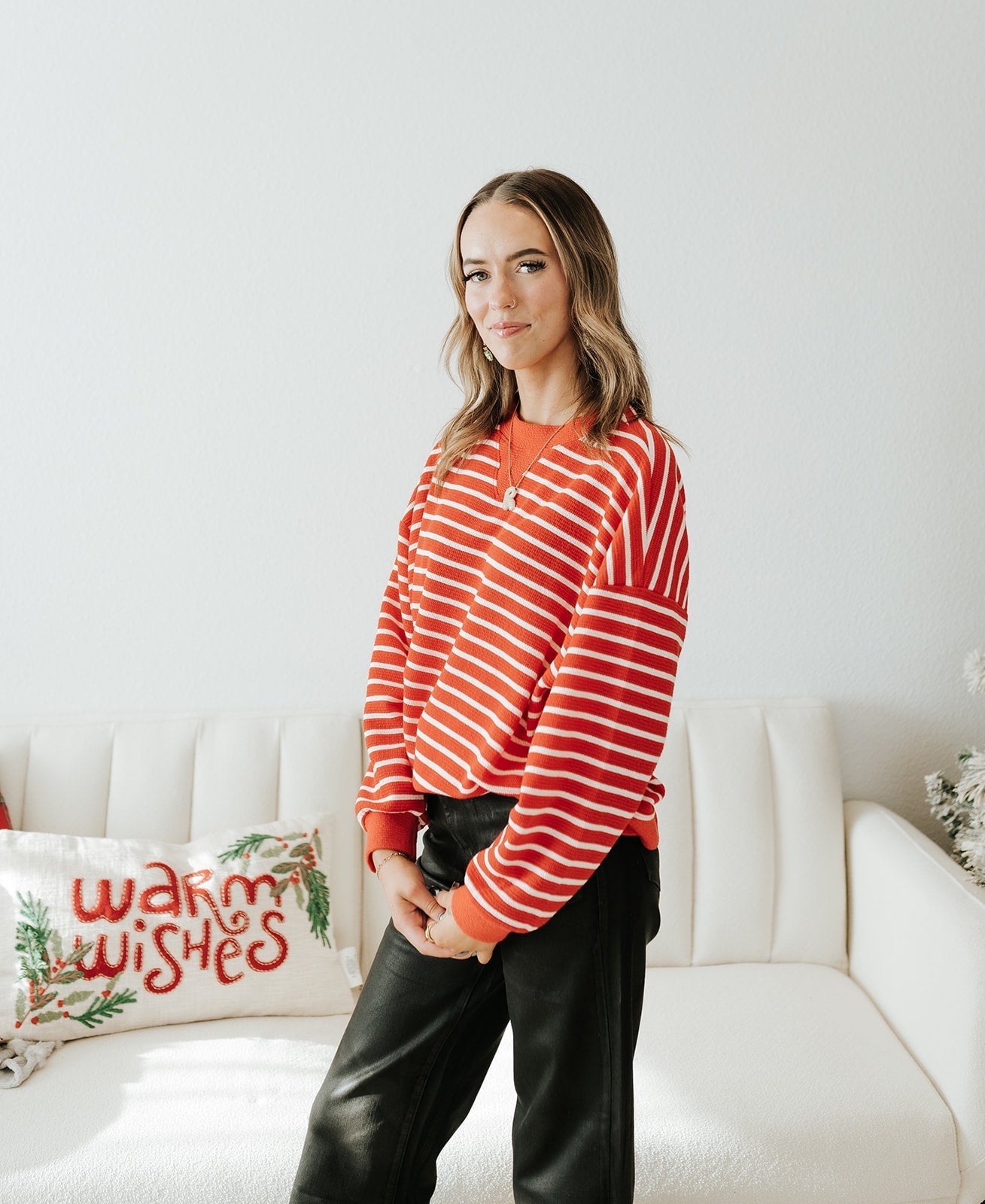 Red Stripe Sweatshirt T - 41326 - Southern Soule Designs