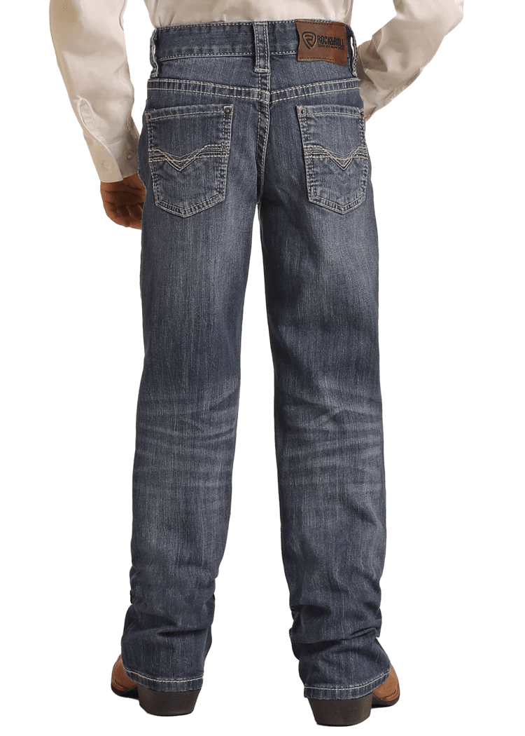REP Rock & Roll Boy's Bootcut Dark Vintage Jeans BB-3482 - Southern Soule Designs