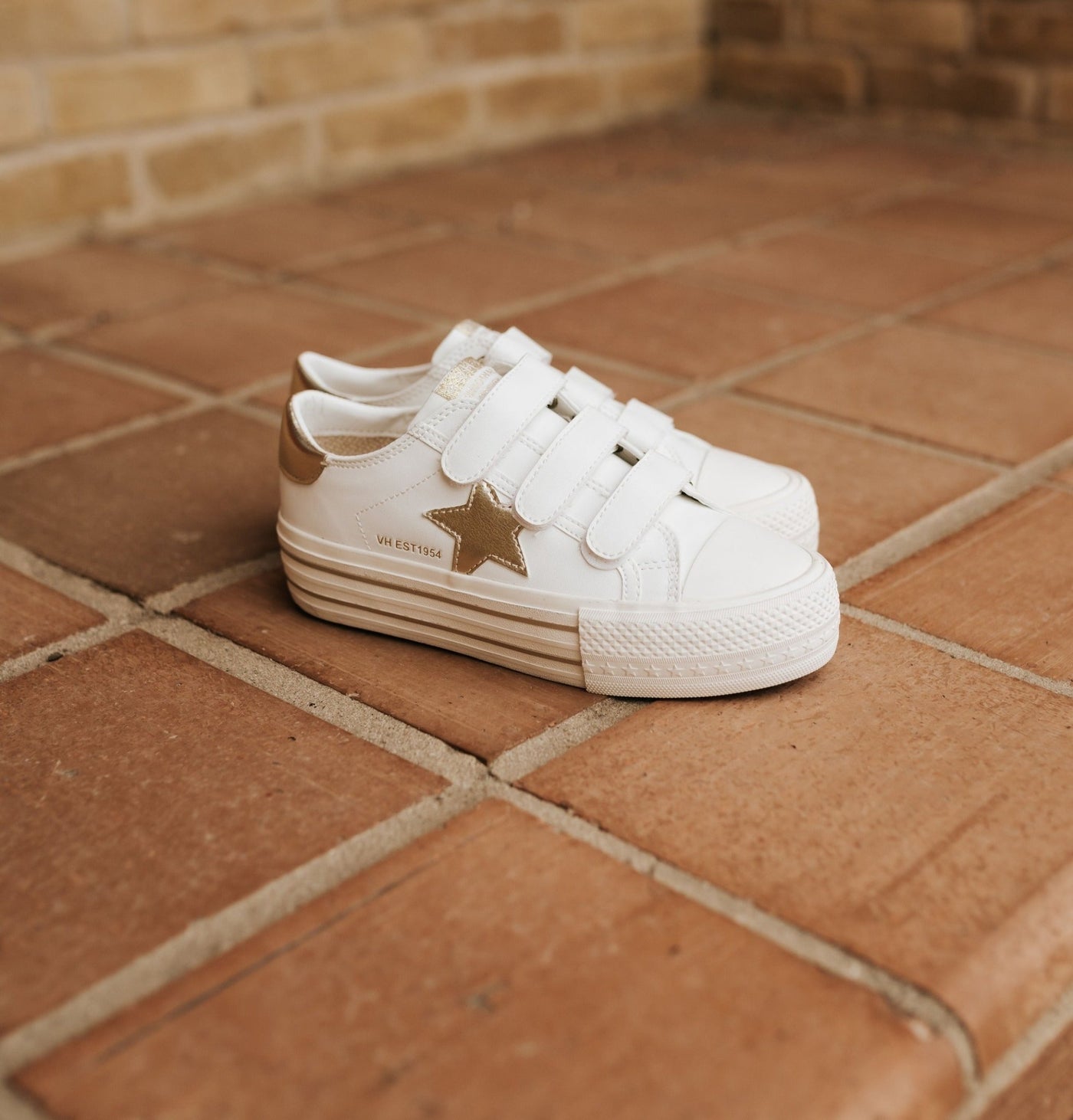 Retro 5 White/Washed Gold - Southern Soule Designs