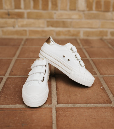 Retro 5 White/Washed Gold - Southern Soule Designs