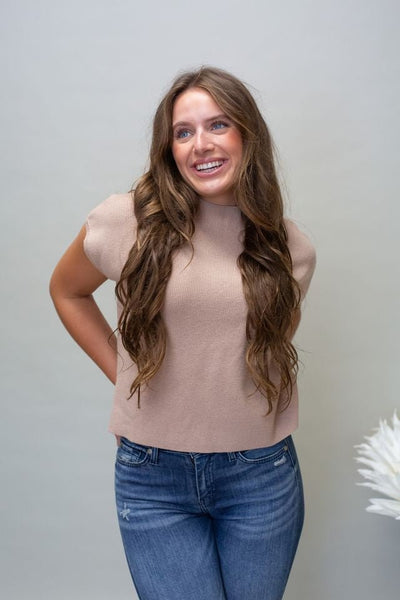 Ribbed Short Sleeve Top with Pocket SK11370 - Southern Soule Designs