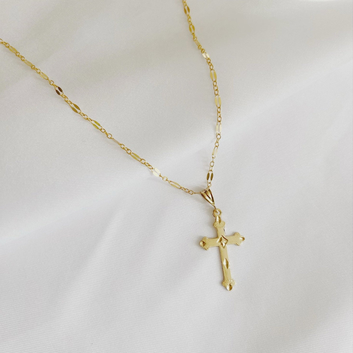 Risen Religious Cross Necklace - Southern Soule Designs
