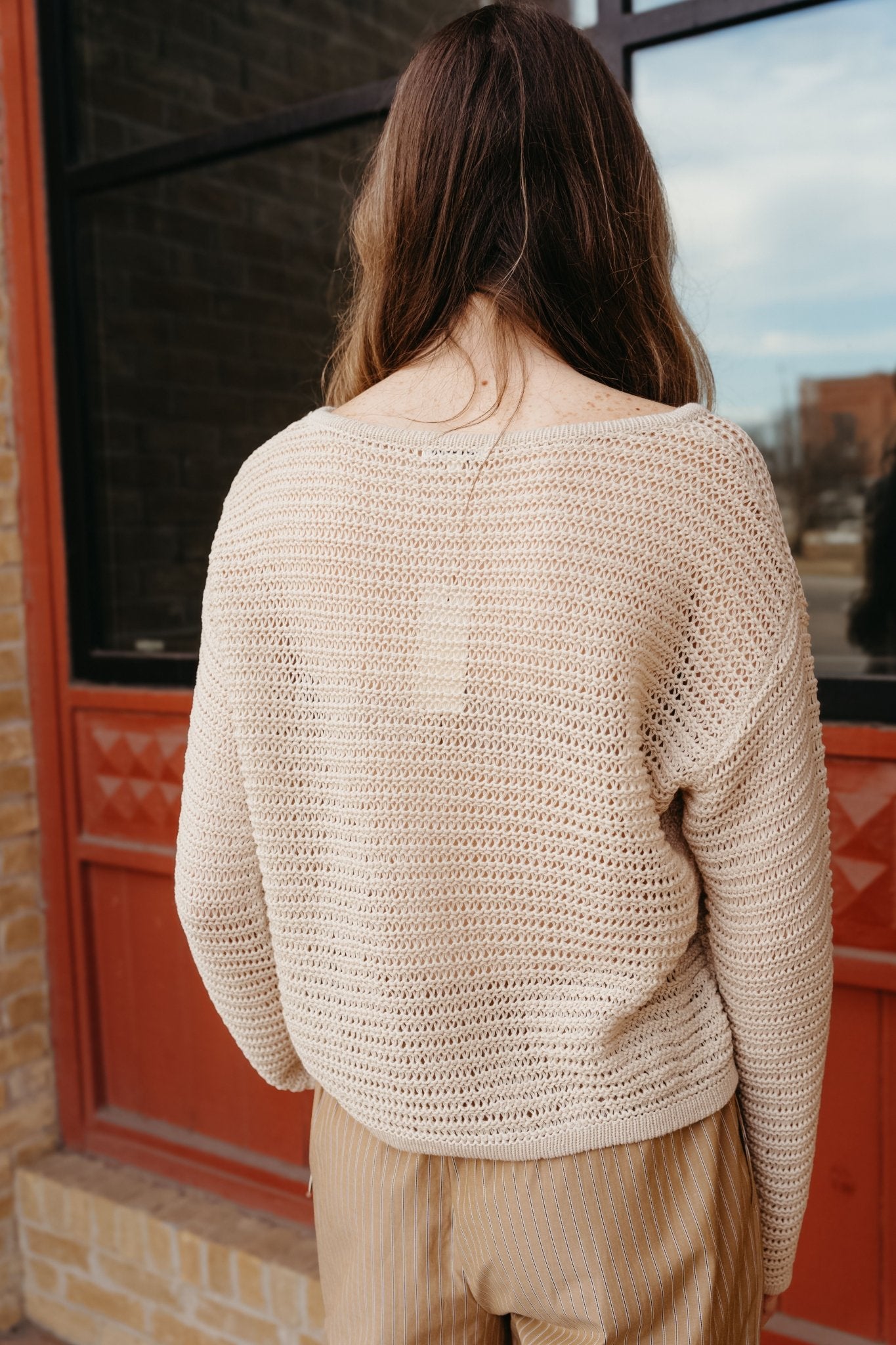 Riviera Crochet Top Natural ZW2512541 - Southern Soule Designs