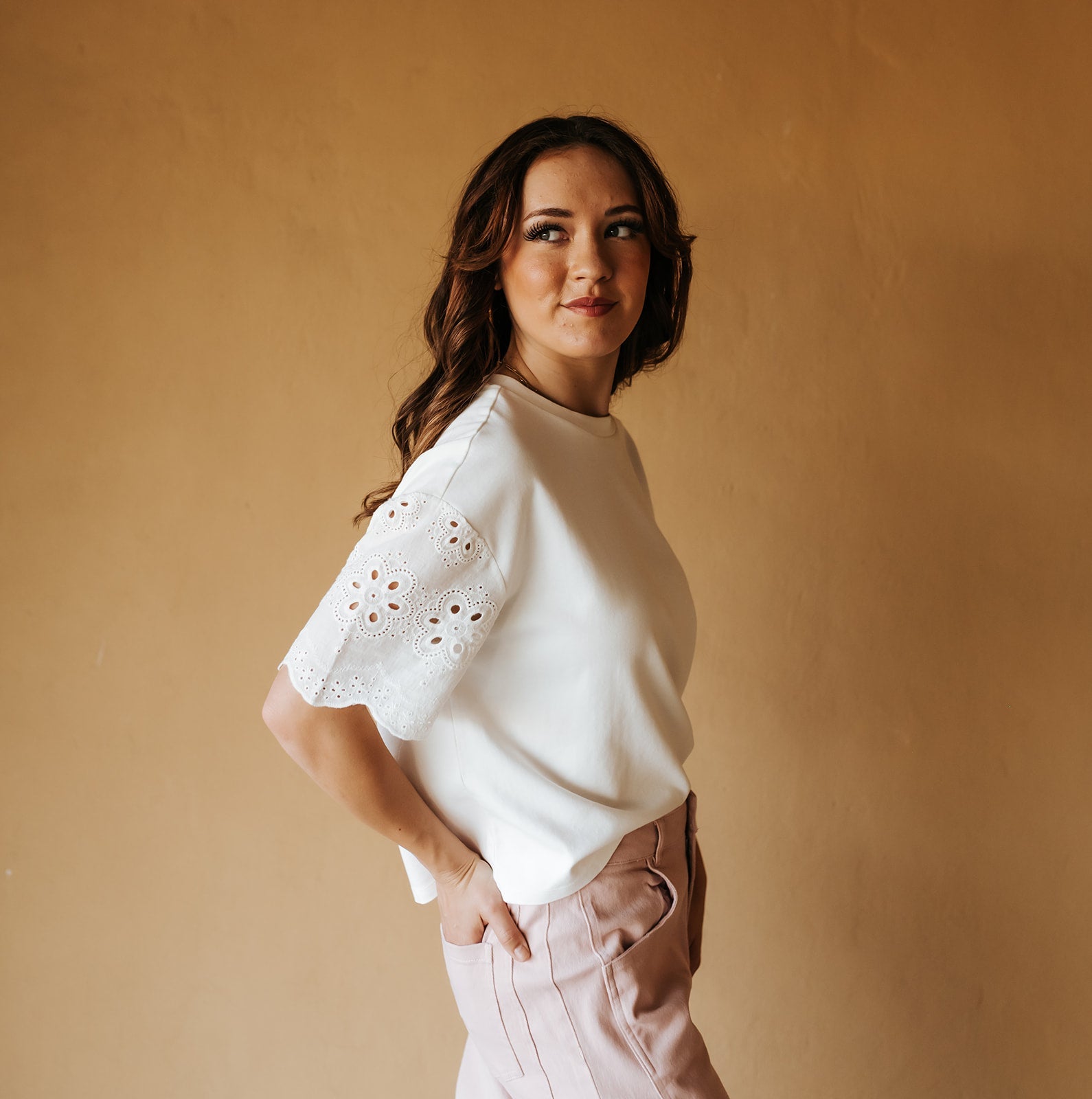 Riviera White Maddox Tee - Southern Soule Designs