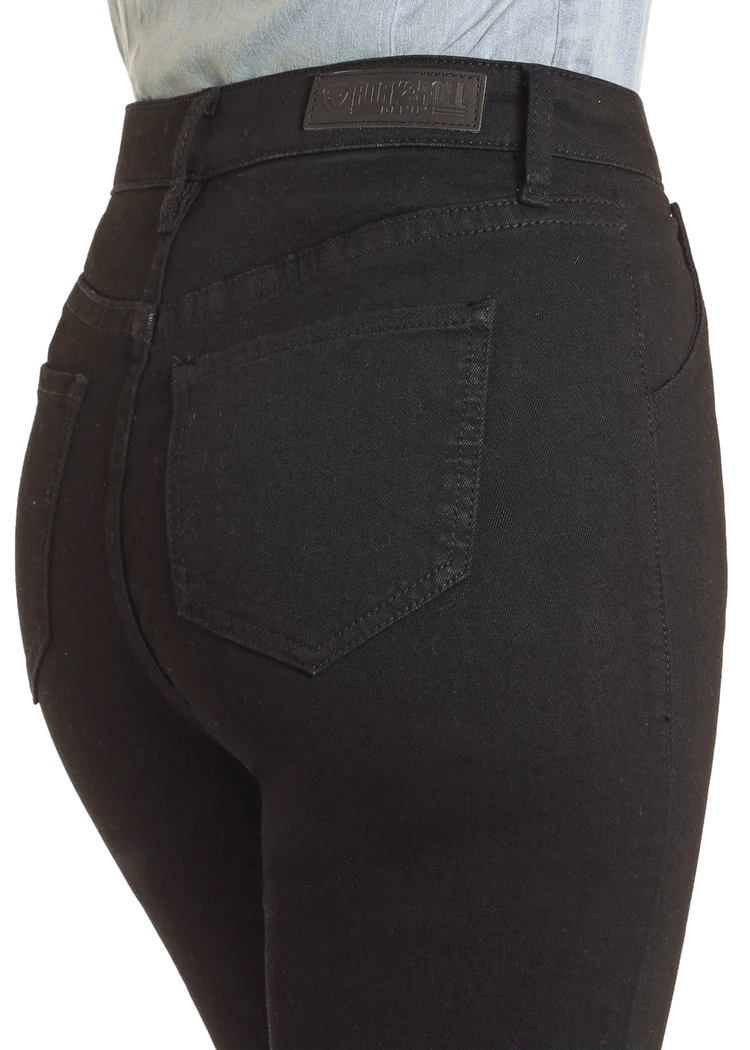 Rock & Roll Black High Rise Bootcut BW4HD04767 - Southern Soule Designs