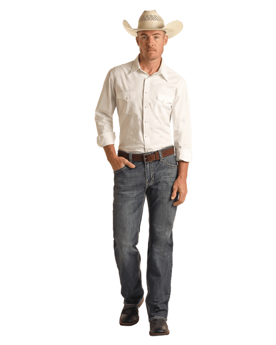 Rock & Roll BM0SD03651 Double Barrel Jean - Southern Soule Designs