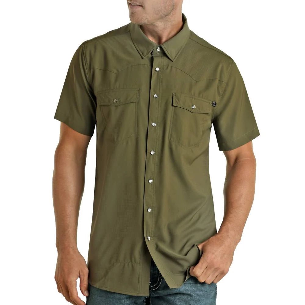 Rock & Roll BMN3S02400 Olive SS Ripstop - Southern Soule Designs