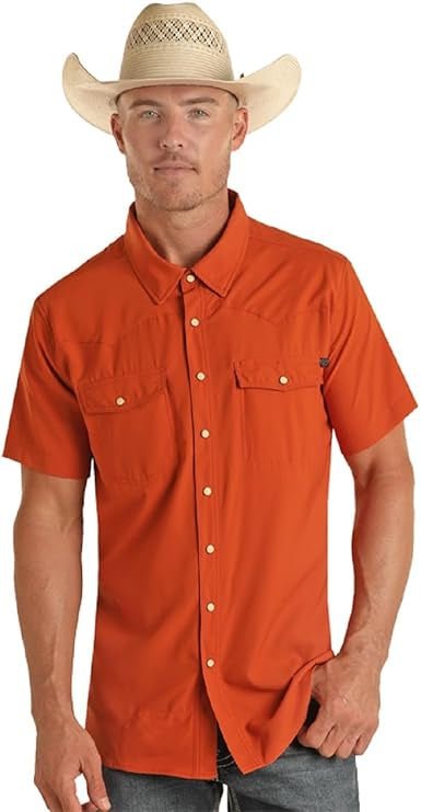 Rock & Roll BMN3S02400 Orange SS Ripstop - Southern Soule Designs
