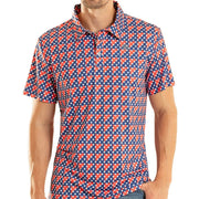 Rock & Roll Men's Blue Americano Polo BM51T08717 - Southern Soule Designs