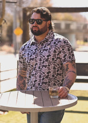 Rock & Roll Men's Grey RRD X Koe Polo BM51T09165 - Southern Soule Designs
