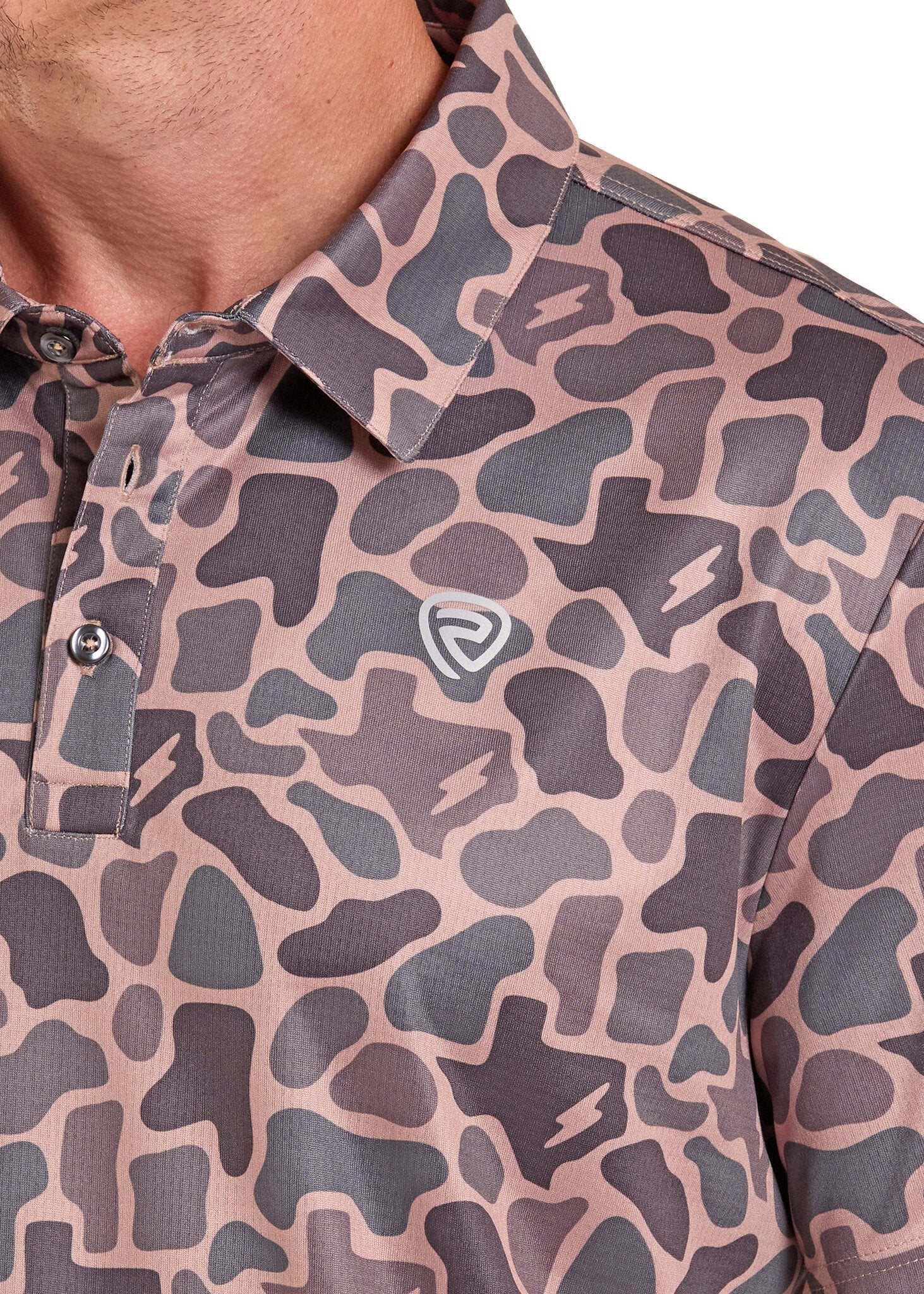 Rock & Roll Men's Tan RRD X Koe Polo BM51T09166 - Southern Soule Designs