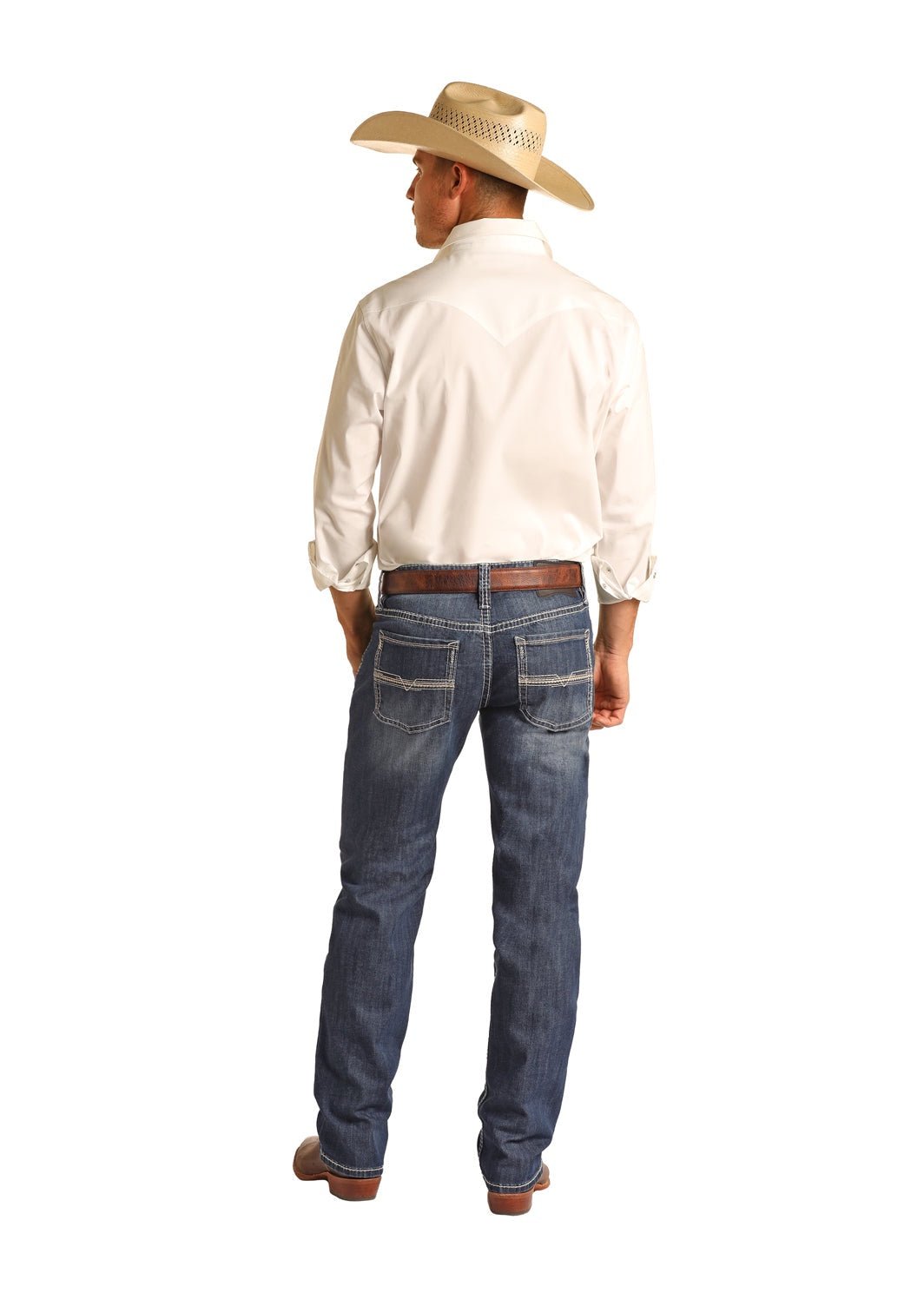 Rock & Roll RRMDSPR1G5 Pistol Bootcut Stackable Dark - Southern Soule Designs