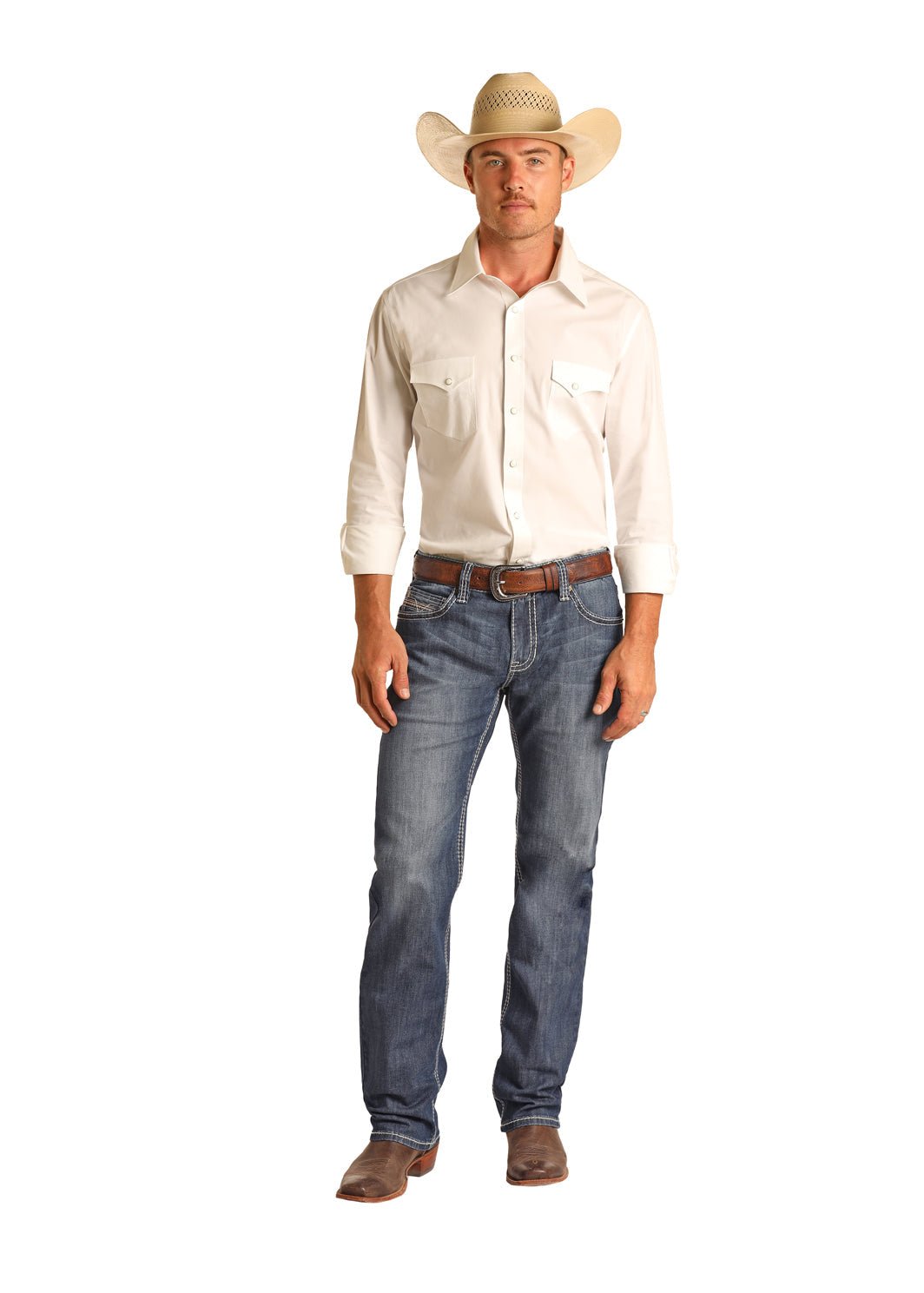 Rock & Roll RRMDSPR1G5 Pistol Bootcut Stackable Dark - Southern Soule Designs