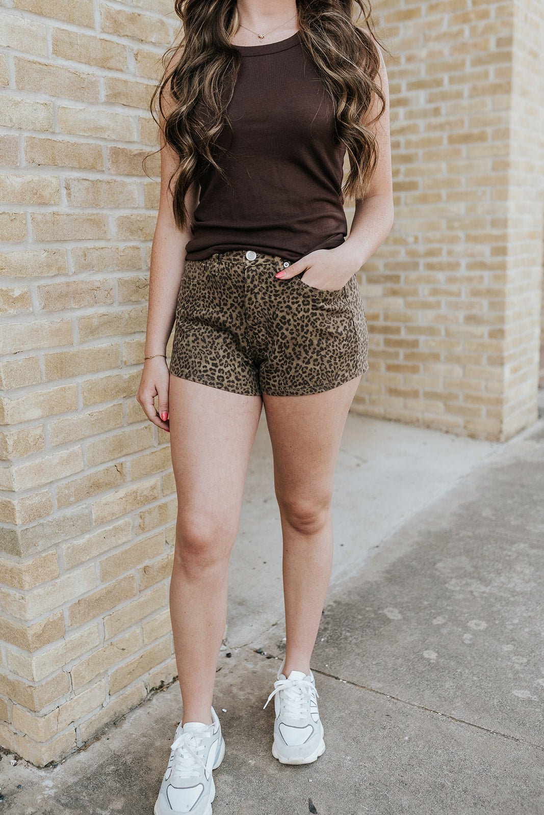 Rock & Roll Women's Cheetah Print Shorts Brown BW68D08508 - Southern Soule Designs