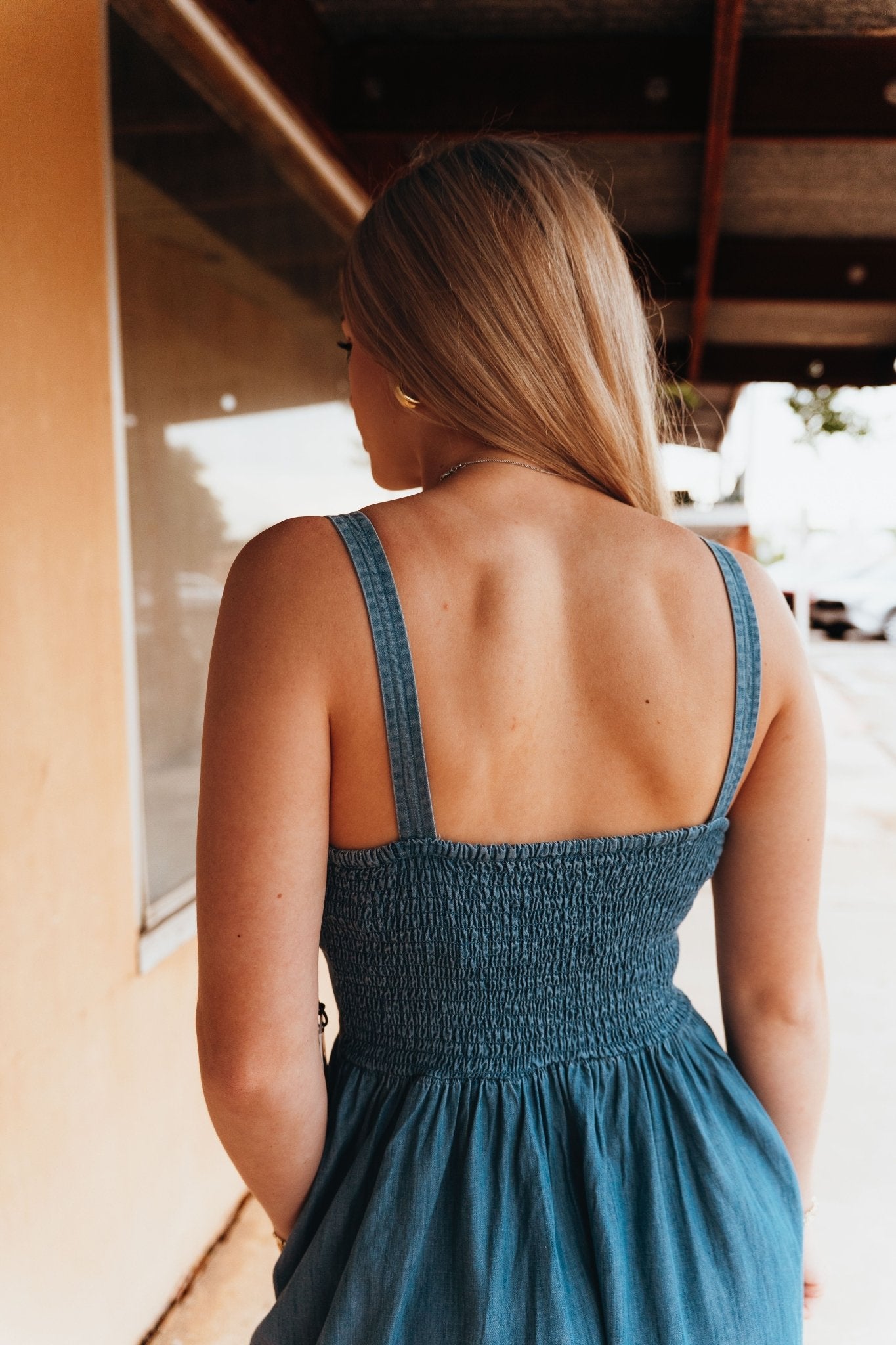 Rock & Roll Women's Denim Minidress with Buckles BWD0R06315 - Southern Soule Designs