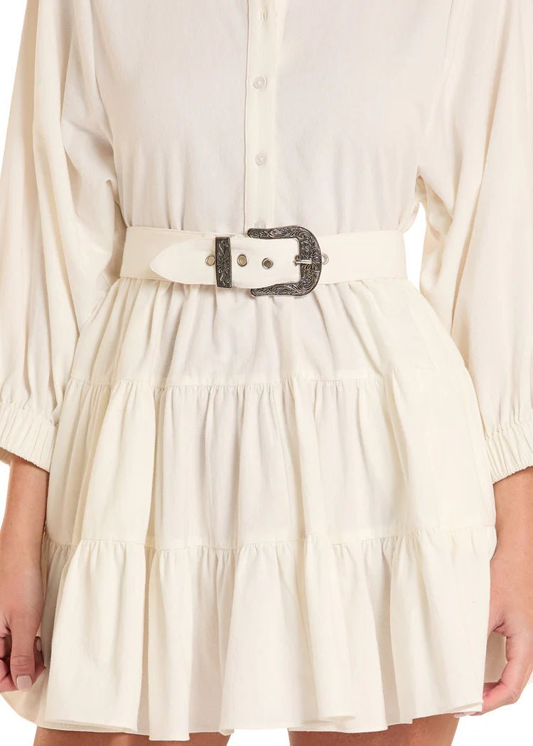 Rock & Roll Women's Natural Dress with Belt BWD2R08776 - Southern Soule Designs