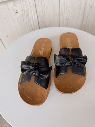 Rock The Bowt Sandal Black - Southern Soule Designs