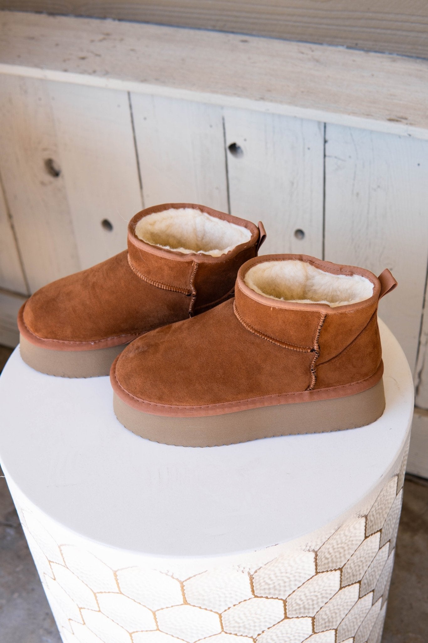 Room Service Tobacco Faux Suede - Southern Soule Designs