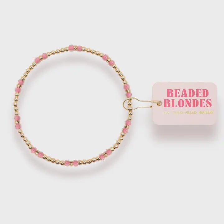 Rose Pink Hazel Bracelet - Southern Soule Designs