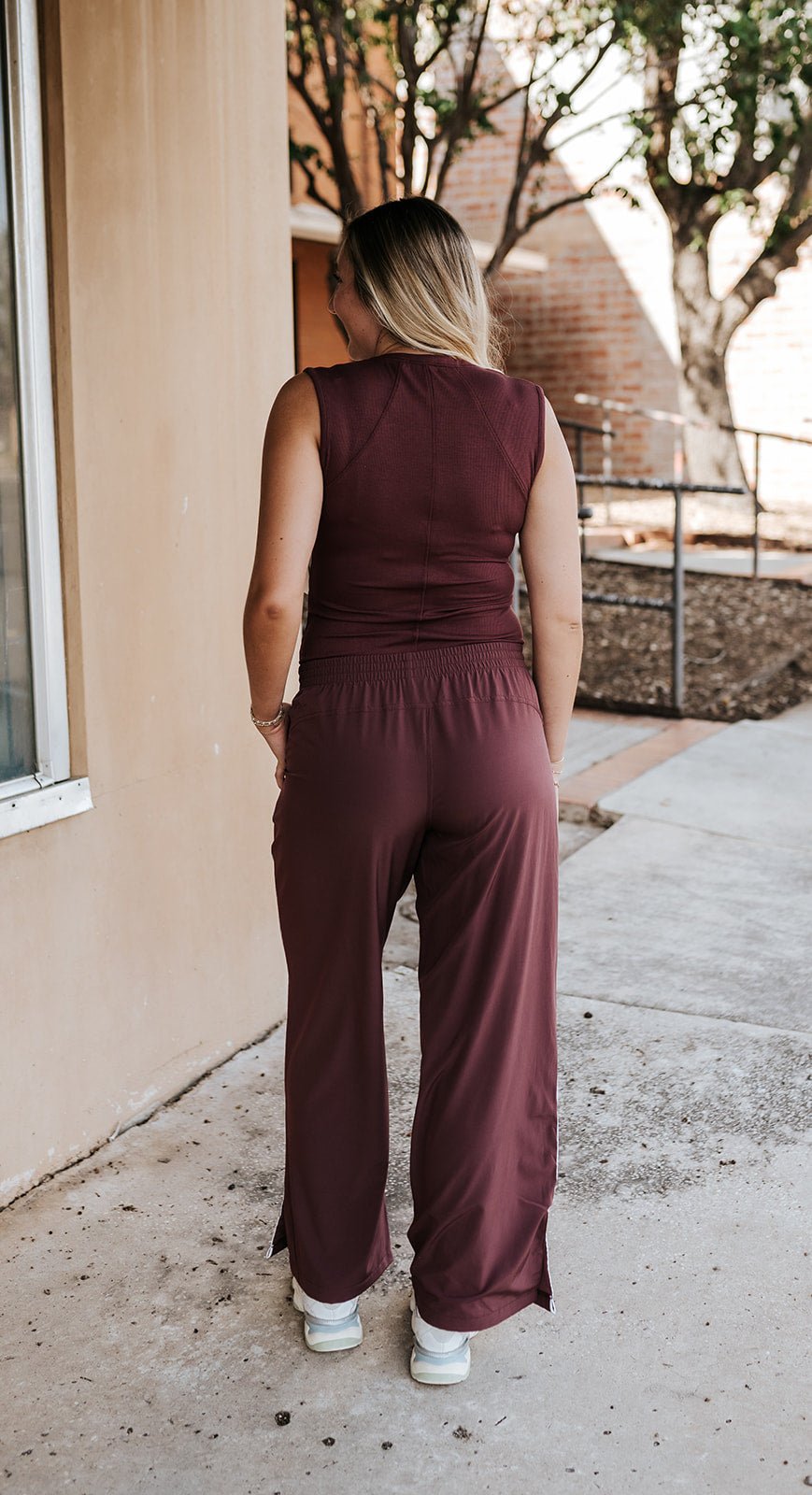 Rosewood Finish Line Track Pants AP7719 - Southern Soule Designs