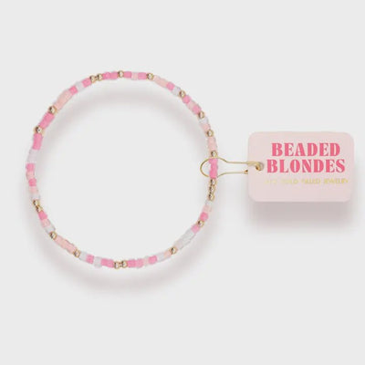 Rosey Pink Sprinkle Bracelet - Southern Soule Designs