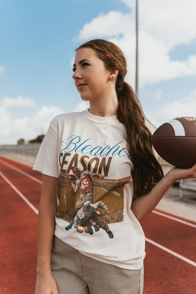 Royal Blue Bleacher Season Tee - Southern Soule Designs