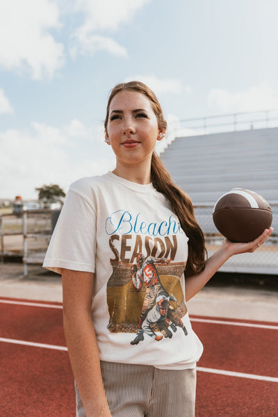 Royal Blue Bleacher Season Tee - Southern Soule Designs