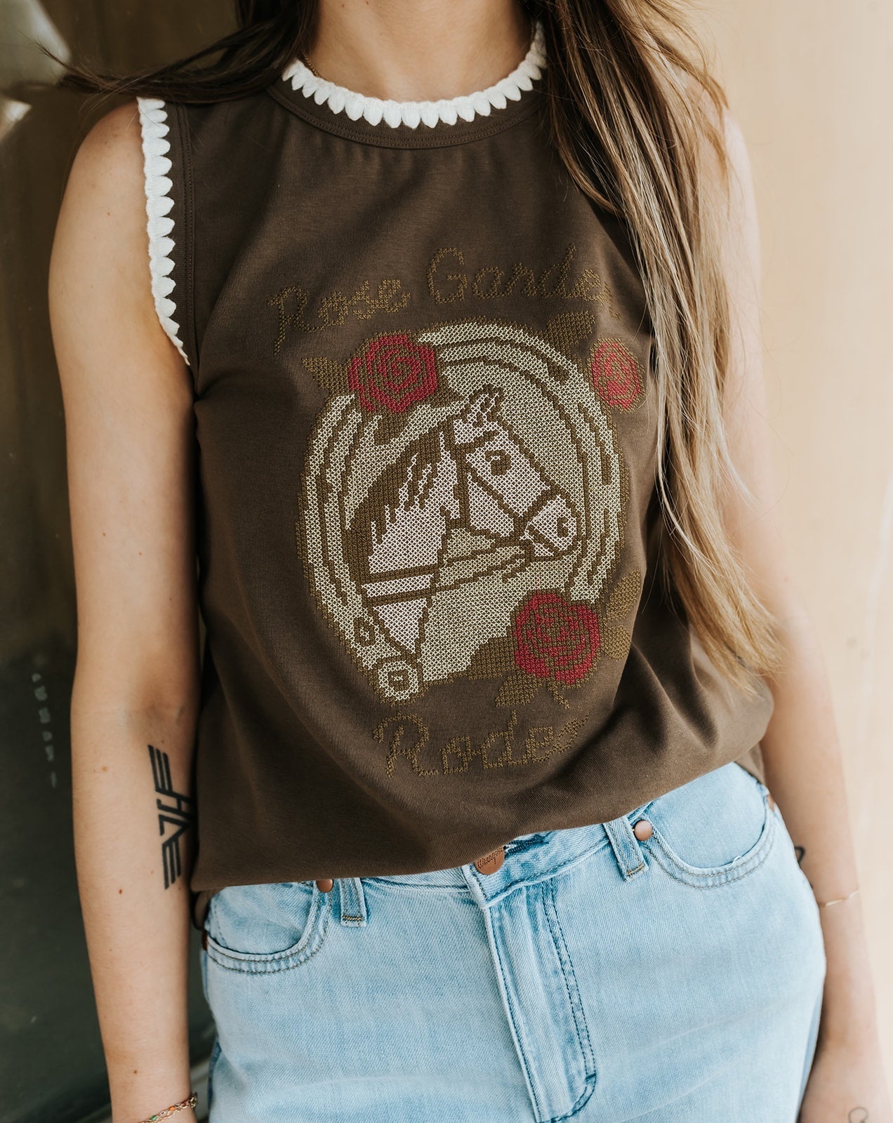 RQ in Bloom Tank - Southern Soule Designs