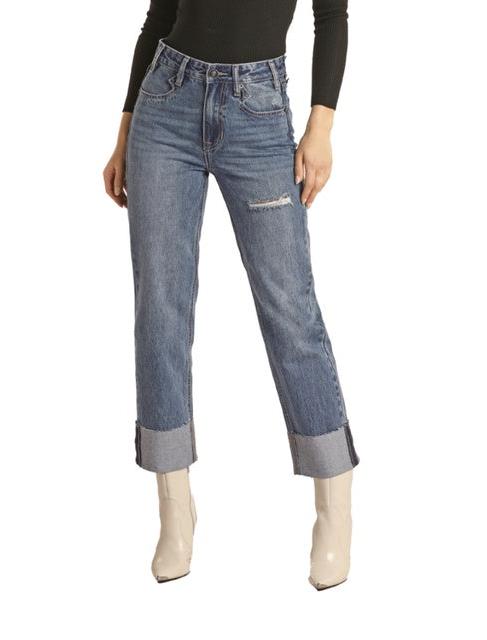RRWD9HR0GU Indigo Cropped Pants - Southern Soule Designs