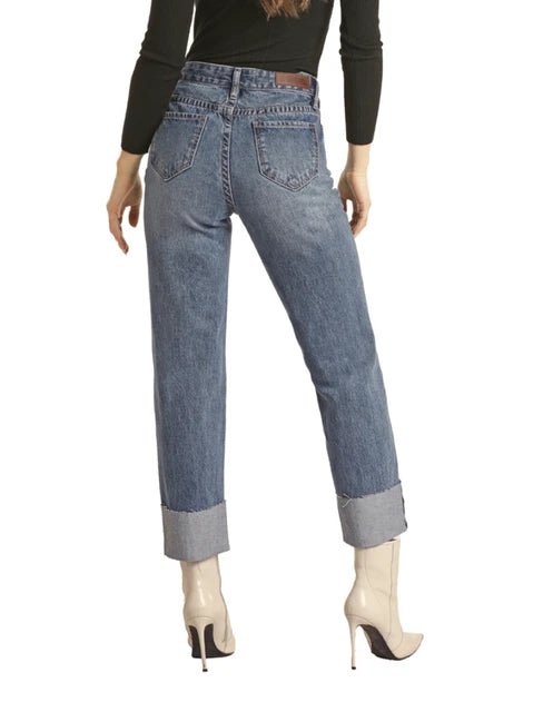 RRWD9HR0GU Indigo Cropped Pants - Southern Soule Designs