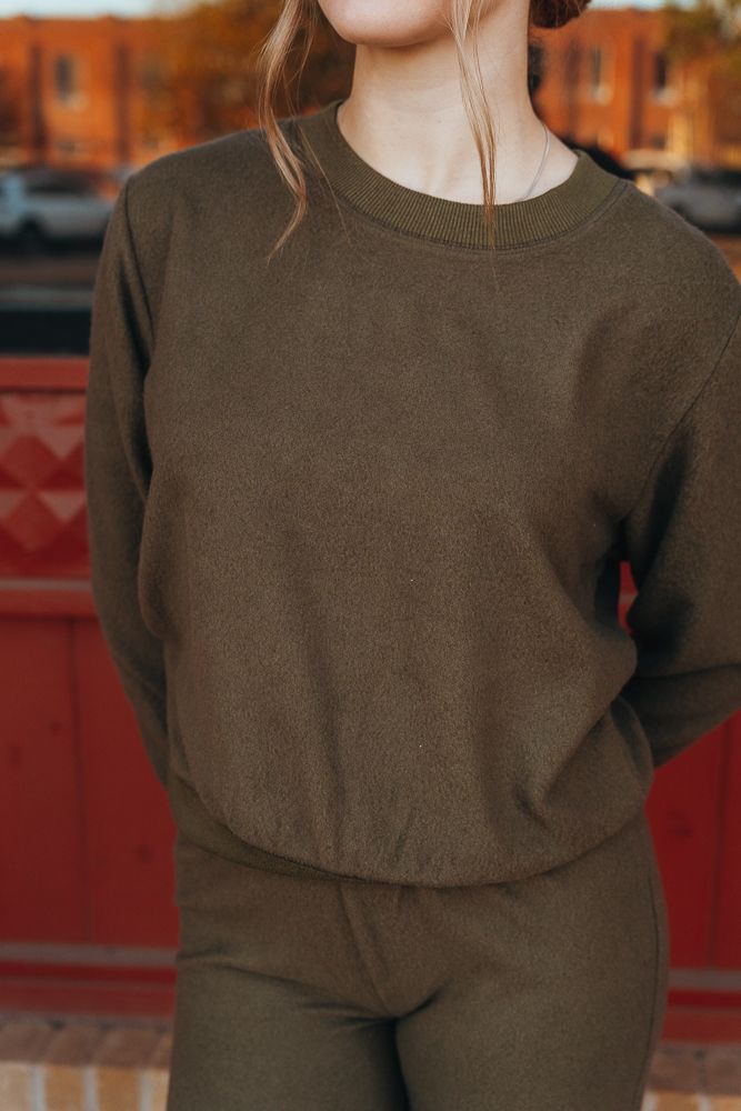 Russel Cozy Pullover Grape Leaf ZT223391 - Southern Soule Designs