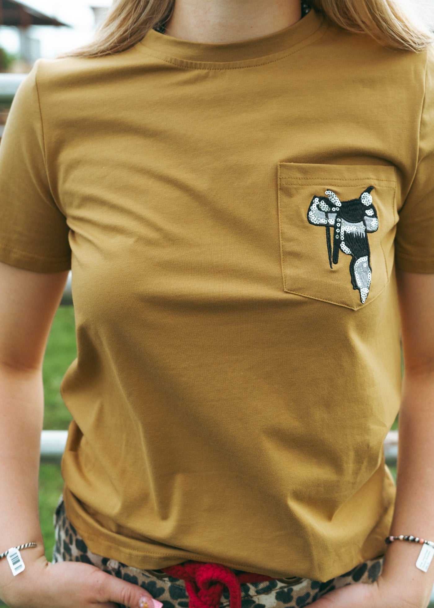 Saddle My Horse Tee M2203Q - Southern Soule Designs