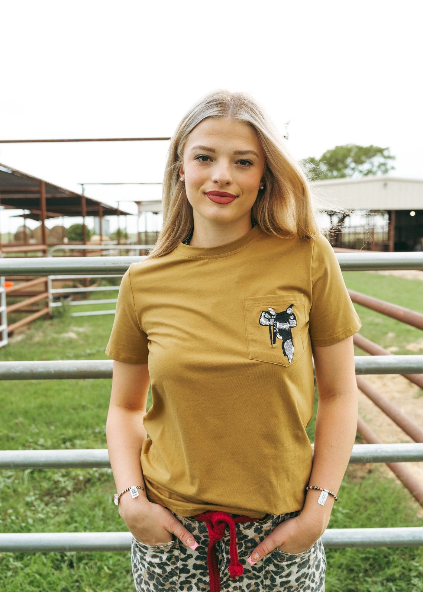 Saddle My Horse Tee M2203Q - Southern Soule Designs